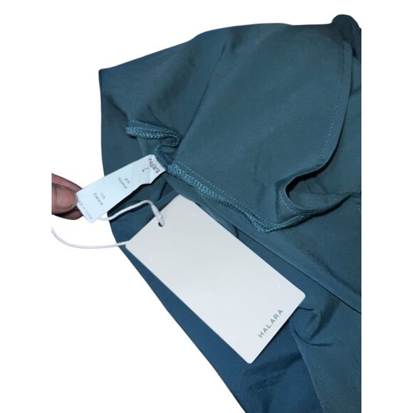 Halara Breezeful Strappy Backless Shirred Midi Assymetriacal Hem Dress Sz Medium - Picture 16 of 16